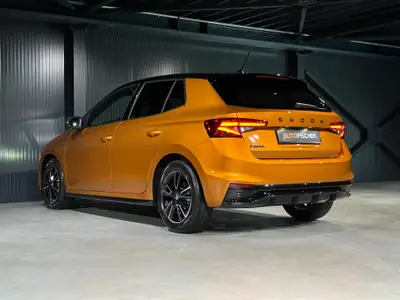 Skoda Fabia 1.0 TSI Monte Carlo DSG — Citadine dynamique orange, garantie 5 ans — Miniature 8