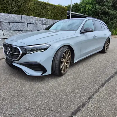 Mercedes-Benz E 450 d AMG Line 4Matic — Break diesel hybride, faible kilométrage — Seitenansicht