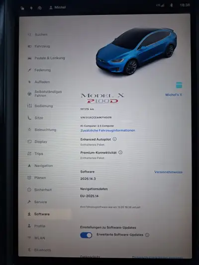 Tesla Model X Ludicrous Performance — SUV électrique 7 places, 795 ch, Autopilot avancé — Miniatura 14