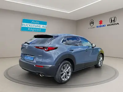 Mazda CX-30 2.0 180 Revolution AWD — Compact SUV performant, traction intégrale, faible kilométrage — interior