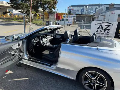 Mercedes-Benz C 200 AMG Line Cabriolet — Décapotable élégante, hybride léger, 115'000 km — detail