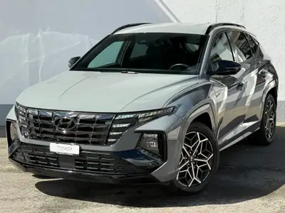 Hyundai Tucson 1.6 TGDI 48V N Line — SUV hybride léger, toit ouvrant, 62 500 km — exterior view