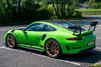 Porsche 911 991.2 GT3 RS Weissach — Superbe coupé sport vert, 14 500 km, garantie jusqu'à 2028 — tableau de bord