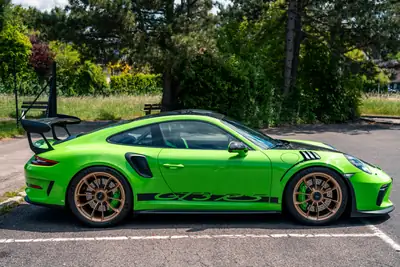 Porsche 911 991.2 GT3 RS Weissach — Superbe coupé sport vert, 14 500 km, garantie jusqu'à 2028 — Miniature 8