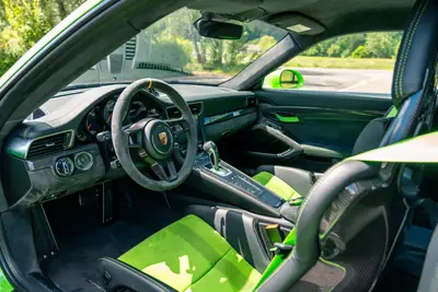 Porsche 911 991.2 GT3 RS Weissach — Superbe coupé sport vert, 14 500 km, garantie jusqu'à 2028 — Miniature 11