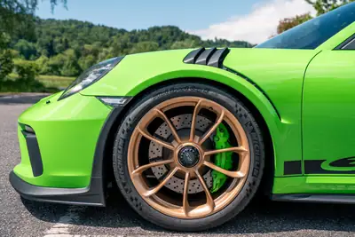 Porsche 911 991.2 GT3 RS Weissach — Superbe coupé sport vert, 14 500 km, garantie jusqu'à 2028 — Miniature 10