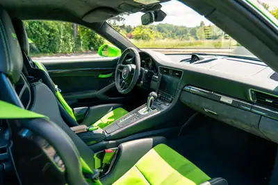 Porsche 911 991.2 GT3 RS Weissach — Superbe coupé sport vert, 14 500 km, garantie jusqu'à 2028 — Miniature 12
