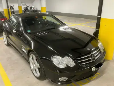 Mercedes-Benz SL 55 AMG — Cabriolet sport 516 ch, histoire et prestige — Miniature 8