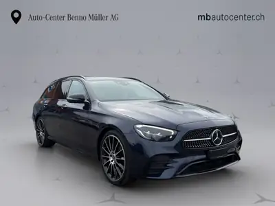 Mercedes-Benz E 220 d AMG Line 4matic Kombi — Break diesel performant, 70'000 km — Miniatur 7