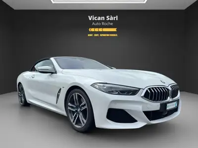 BMW 840d xDrive M Sport — Cabriolet diesel 320 ch, sans accident, entretien certifié — rear view