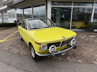 BMW 2002 Targa Baur 1972 — Cabriolet Youngtimer Mythique, Carte FIVA — côté