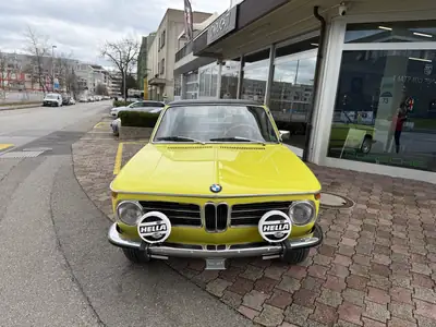 BMW 2002 Targa Baur 1972 — Cabriolet Youngtimer Mythique, Carte FIVA — arrière