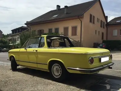 BMW 2002 Targa Baur 1972 — Cabriolet Youngtimer Mythique, Carte FIVA — Miniature 17