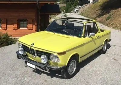 BMW 2002 Targa Baur 1972 — Cabriolet Youngtimer Mythique, Carte FIVA — Miniature 16