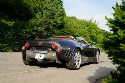 Spyker C8 Spyder V8 — Supercar cabriolet mythique, 35'000 km, sans accident — dashboard