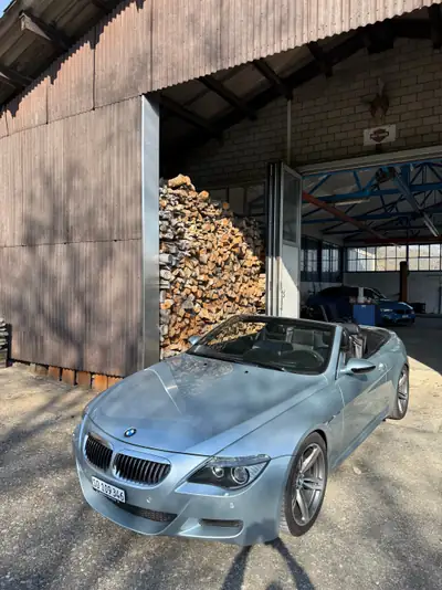 BMW M6 Cabriolet — 507 ch, transmission sport, état impeccable — côté
