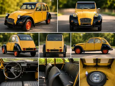 Citroën 2CV 6 Spéciale 1982 — Cabriolet de légende, châssis neuf, sans rouille — Miniatur 7