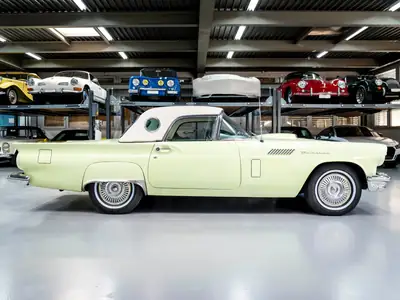 Ford Thunderbird 5.2L V8 245 PS — Cabriolet vintage américain mythique de 1957 — Miniature 7