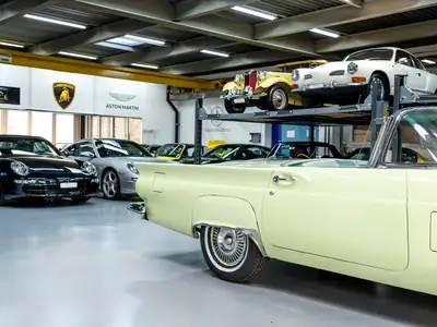 Ford Thunderbird 5.2L V8 245 PS — Cabriolet vintage américain mythique de 1957 — Miniature 26