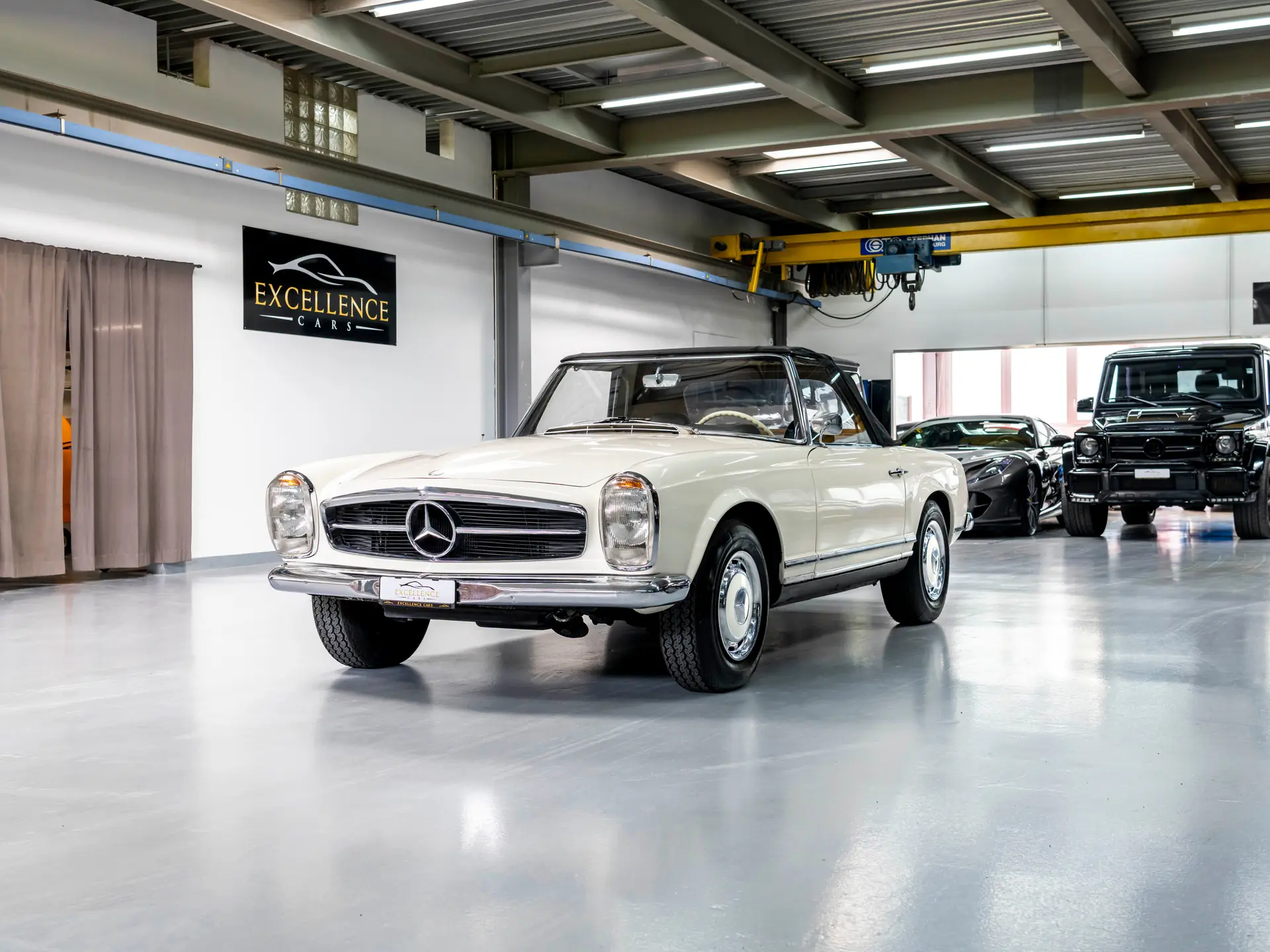 Mercedes-Benz SL 250 1967 — Cabriolet de légende, monopropriétaire suisse — Außenansicht