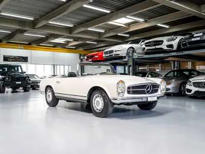 Mercedes-Benz SL 250 1967 — Cabriolet de légende, monopropriétaire suisse — Thumbnail 21