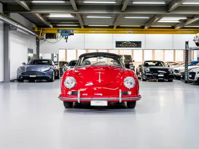 Porsche 356 A 1600 S Convertible 1959 — Légende automobile en état concours — intérieur