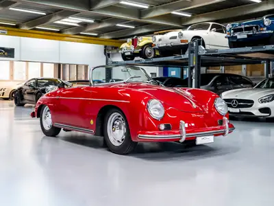 Porsche 356 A 1600 S Convertible 1959 — Légende automobile en état concours — tableau de bord