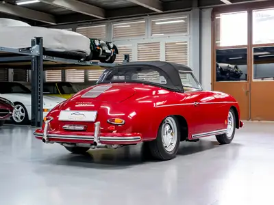 Porsche 356 A 1600 S Convertible 1959 — Légende automobile en état concours — Miniature 11