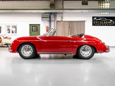 Porsche 356 A 1600 S Convertible 1959 — Légende automobile en état concours — Miniature 14