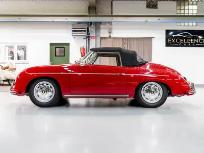 Porsche 356 A 1600 S Convertible 1959 — Légende automobile en état concours — Miniature 15