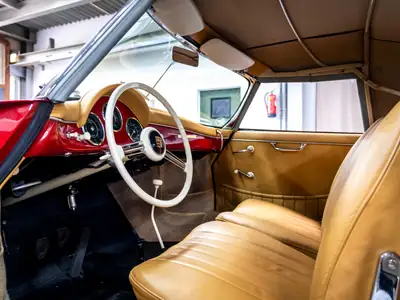 Porsche 356 A 1600 S Convertible 1959 — Légende automobile en état concours — Miniature 17