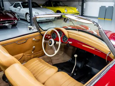 Porsche 356 A 1600 S Convertible 1959 — Légende automobile en état concours — Miniature 20