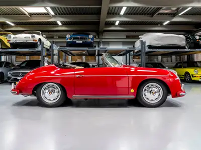 Porsche 356 A 1600 S Convertible 1959 — Légende automobile en état concours — Miniature 31