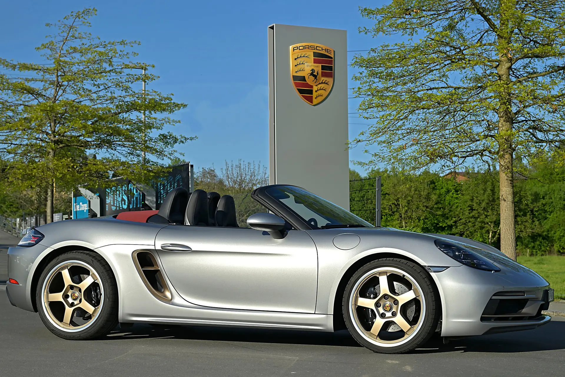 Porsche 718 Boxster 25 — Édition anniversaire limitée, 400 ch, seulement 2200 km — Außenansicht