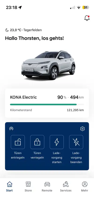 Hyundai Kona Electric Vertex — SUV compact électrique 204 ch, 126 000 km — Miniature 8