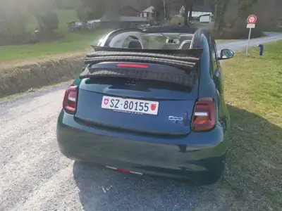 Fiat 500 La Prima by Bocelli — Cabriolet électrique chic, 2'080 km seulement — cruscotto