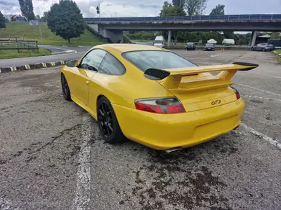 Porsche 911 GT3 3.6 — Légendaire sportive 2003, 29'900 km seulement — Heckansicht