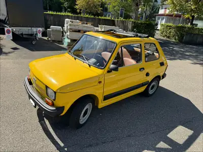 FIAT 126 Bambino 1979 — Icône rétro authentique, seulement 37 600 km — interni