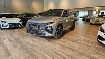 Hyundai Tucson 1.6 TGDI PHEV N-Line 4WD — SUV hybride rechargeable, 20 km, Pannodach — exterior view