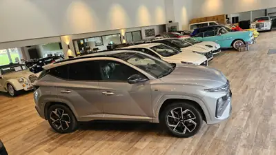 Hyundai Tucson 1.6 TGDI PHEV N-Line 4WD — SUV hybride rechargeable, 20 km, Pannodach — Thumbnail 8