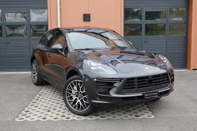 Porsche Macan Turbo PDK 2020 — 440 ch, Pack Chrono, Caméra 360° — vue extérieure