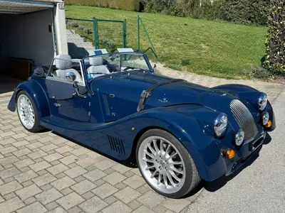 Morgan Plus Six 3.0T Bespoke — Le roadster anglais authentique, état exceptionnel — fianco