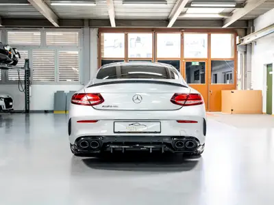 Mercedes-AMG C 43 4Matic — Coupé sportif 390 ch, suspension abaissée homologuée — détail