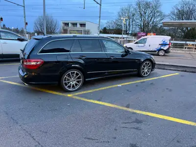 Mercedes-Benz E 63 AMG Break — 525 ch, propulsion sportive, design intemporel — vue extérieure