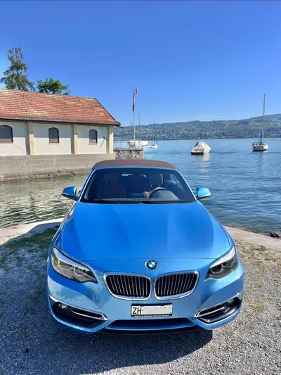 BMW 220d Cabrio Luxury Line — Décapotable diesel, entretien récent, sans sinistre — Miniatura 7