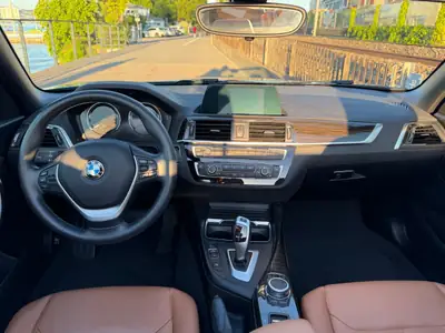 BMW 220d Cabrio Luxury Line — Décapotable diesel, entretien récent, sans sinistre — Miniatura 9