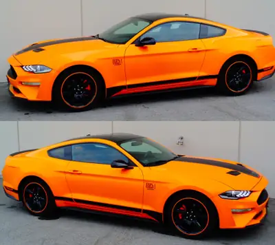 Ford Mustang Fastback 2.3 Mach-1 — Légende américaine, 320 ch, transmission automatique — interni