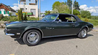 Chevrolet Camaro 1968 — Cabriolet mythique, moteur V8 puissant, 46'000 km — arrière