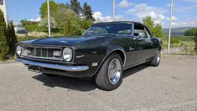 Chevrolet Camaro 1968 — Cabriolet mythique, moteur V8 puissant, 46'000 km — détail