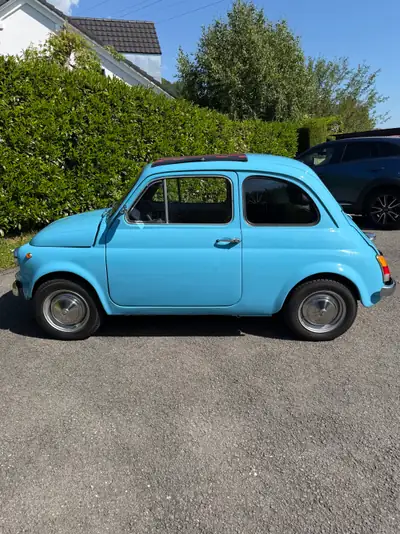 Fiat 500 1966 — Icône vintage authentique, seulement 6610 km — Innenraum